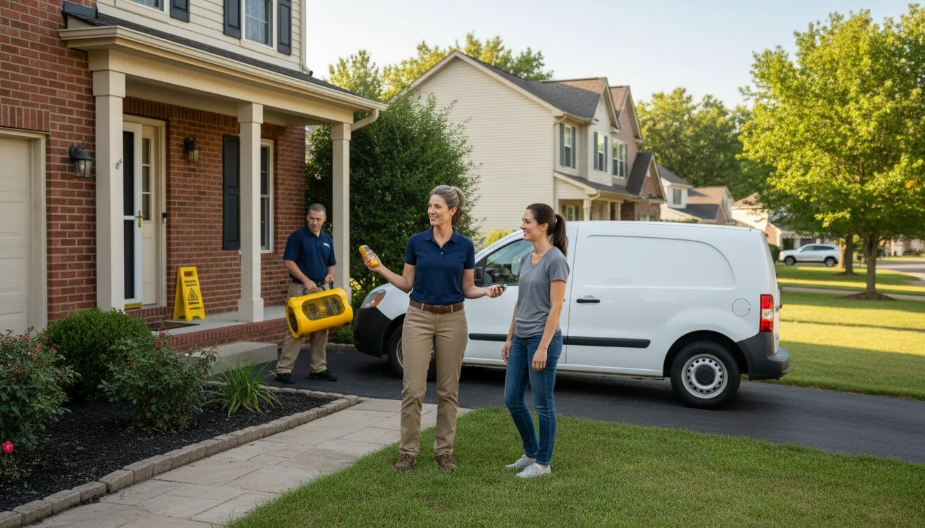 Residential water damage restoration in Coulterville, CA